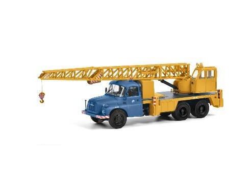 SCHUCO SH2851 TATRA T148 CAMION GRU BLUE/YELLOW 1:43 Modellino