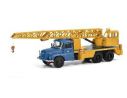 SCHUCO SH2851 TATRA T148 CAMION GRU BLUE/YELLOW 1:43 Modellino