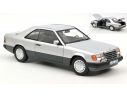 NOREV NV183880 MERCEDES 300 CE-24 COUPE' 1990 SILVER 1:18 Modellino