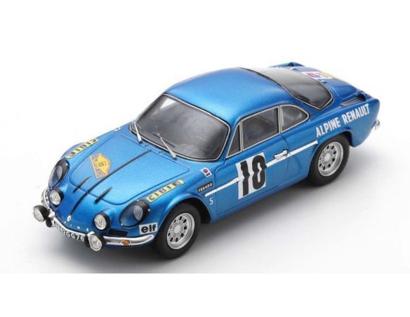 SPARK MODEL SF231 ALPINE A110 N.10 WINNER RALLYE DES ROUTES DU NORD 1969 J.VINATIER-M.CALL Modellino