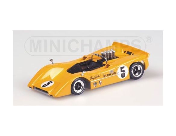 MINICHAMPS 530684305 McLAREN M8A D. HULME CAN-AM 1968 Modellino