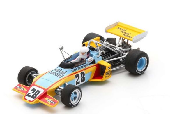 SPARK MODEL S7435 BRABHAM BT38 CARLOS REUTEMAN 1972 N.28 3rd MALLORY PARK F2 1:43 Modellino