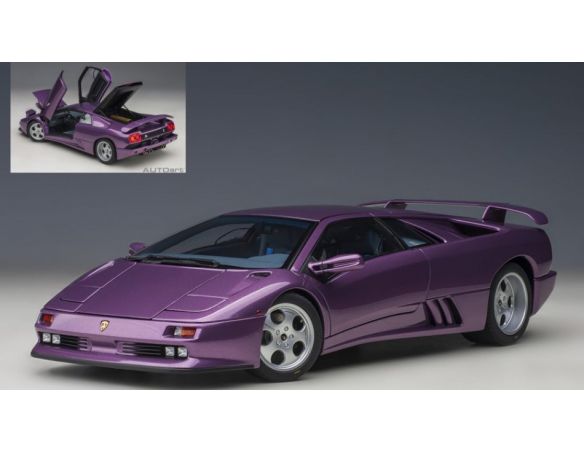 AUTOART AA79158 LAMBORGHINI DIABLO SE30 1993 PURPLE 1:18 Modellino