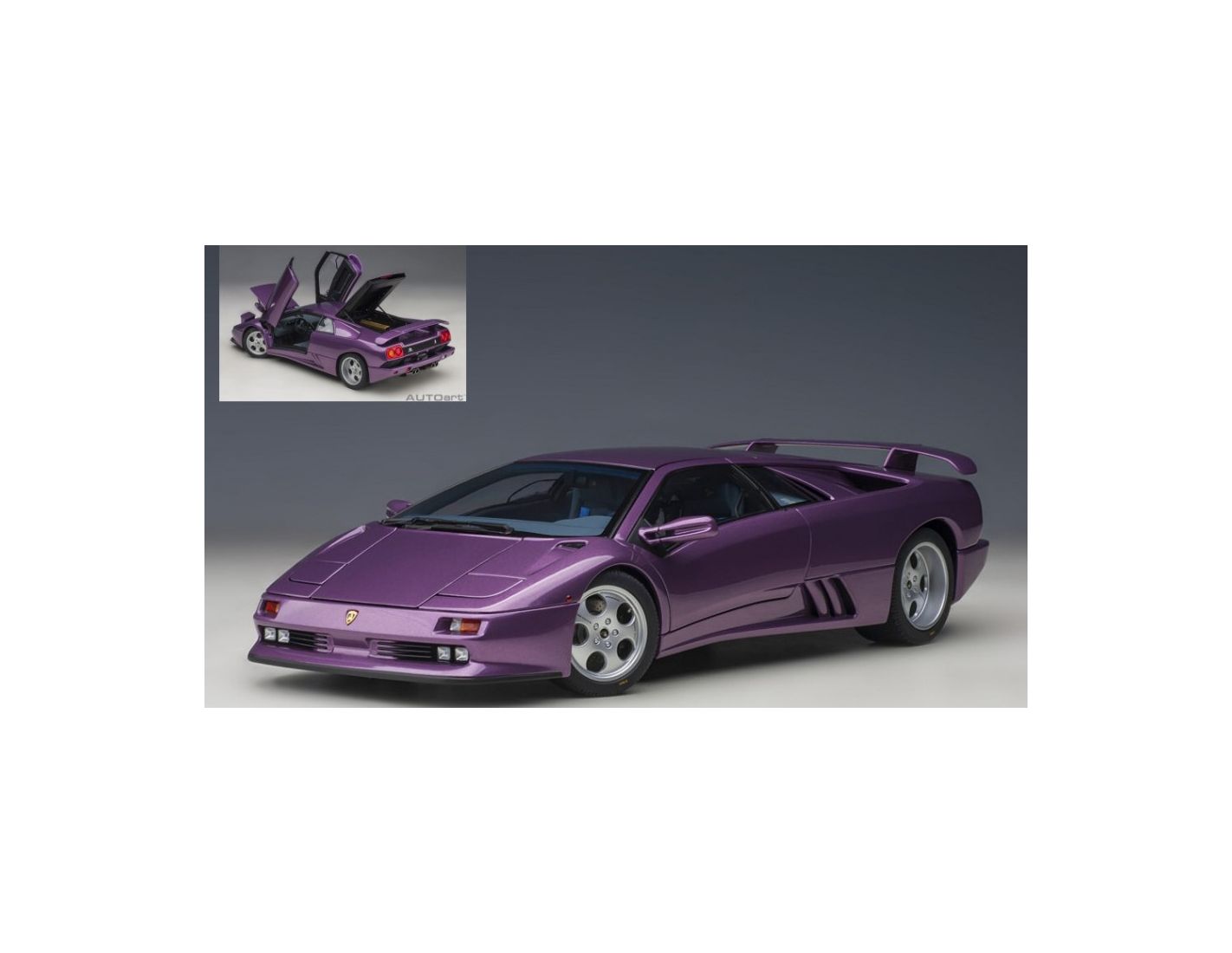 AUTOART 1/18 SCALE Diecast 70081 - Lamborghini Diablo SV - Black EUR 307,99 - FR