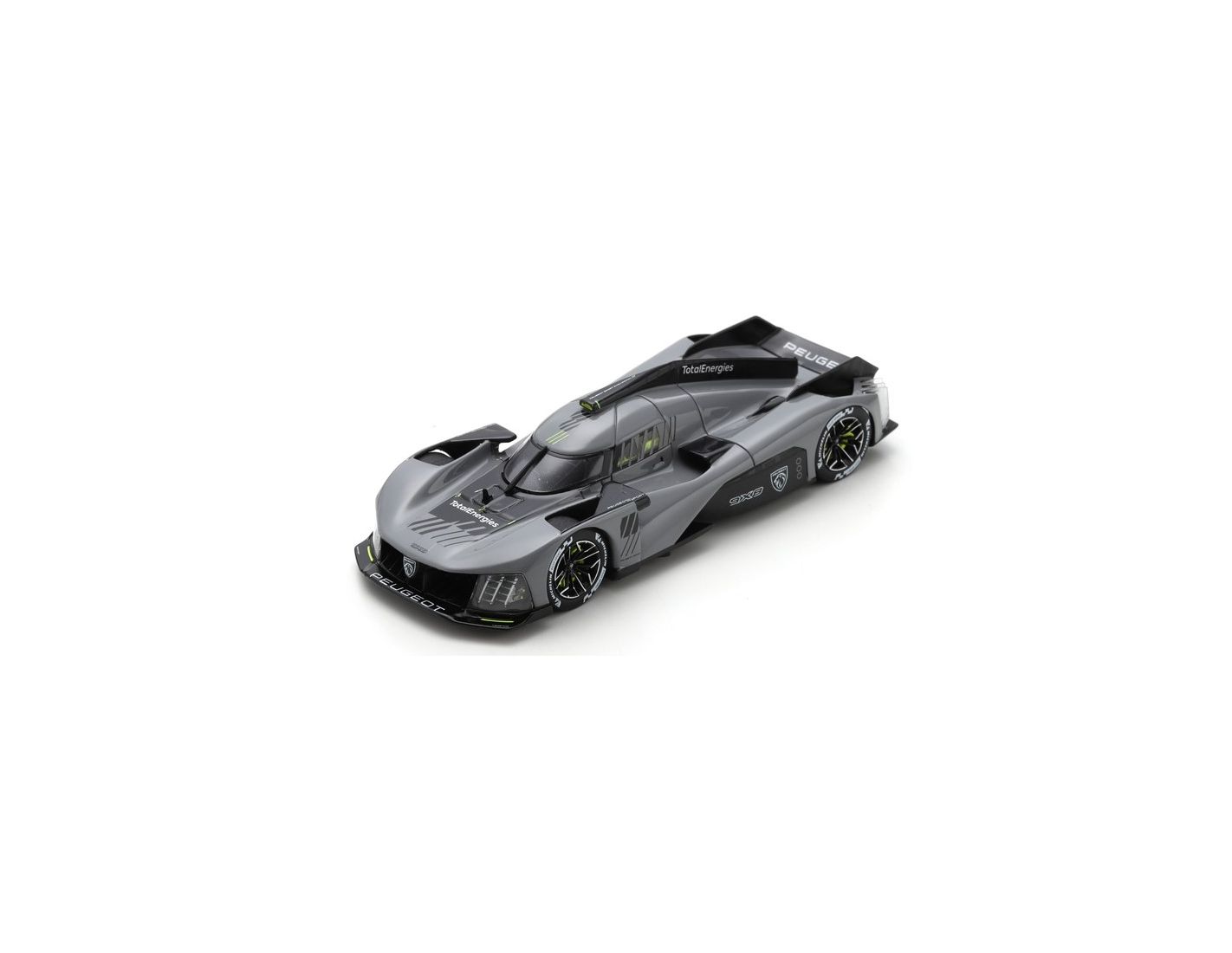 Miniature Peugeot 9X8 Hypercar Le Mans 2023, 1/43, Spark, Grise, Neuve
