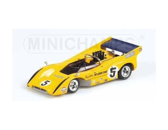 Minichamps 530704305 McLAREN M8D D. HULME CAN-AM CHAMPION 1970 Modellino