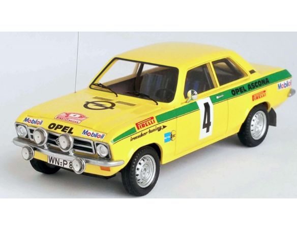 TROFEU TFDSN44 OPEL ASCONA A 1st RALLY RUSSELHEIM 1973 ROHRL/BERGER  1:43 Modellino