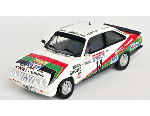 TROFEU TFRRDE39 FORD ESCORT MK2 RS 2000 RALLY HANSRUCK 1984 WERNER/FELTZ 1:43 Modellino