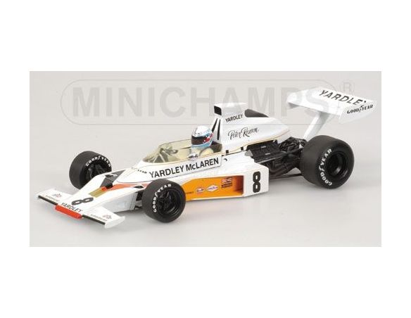 Minichamps 530731808 McLAREN FORD M23 YARDLEY P. REVSON 1973 Modellino