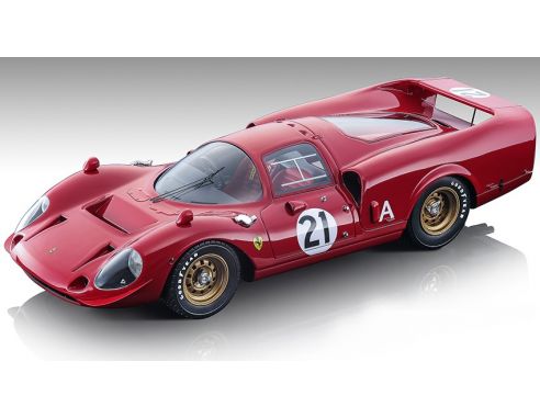 TECNOMODEL TMD18255B FERRARI 365 P2/3 DROGO N.21 SCCA ELKHART LAKE 1969 1:18 Modellino
