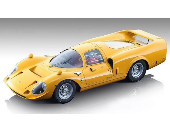 TECNOMODEL TMD18255D FERRARI 365 P2/3 DROGO PRESS VERSION 1967 MODENA YELLOW 1:18 Modellino