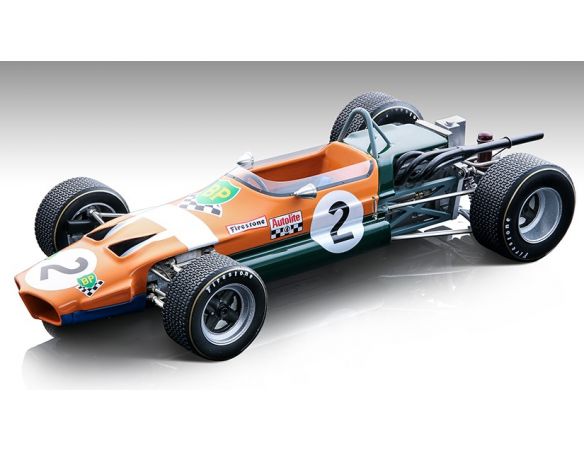 TECNOMODEL TMD18265B LOTUS 59 F2 N.2 GP ALBI 1969 J.RINDT 1:18 Modellino