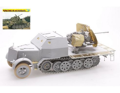 DRAGON D6553 SD.KFZ.7 W/3.7 CM FLAK 43 KIT 1:35 Modellino