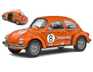 SOLIDO SL1800518 VW BEETLE 1303 N.8 JAEGER TRIBUTE 1974 ORANGE 1:18 Modellino