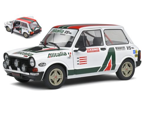 SOLIDO SL1803803 AUTOBIANCHI A112 ABARTH MK.5 ALITALIA RALLY 1980 1:18 Modellino