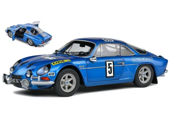 SOLIDO SL1804205 ALPINE A 110 1600S N.5 OLYMPIA RALLY 1972 NICOLAS/TODT 1:18 Modellino