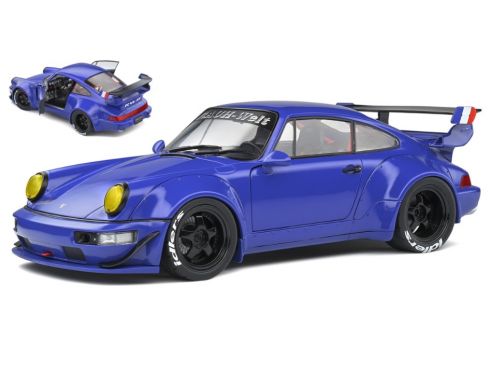 SOLIDO SL1807503 RWB BODY KIT 964 2017 CHAMPAGNE BLUE 1:18 Modellino