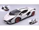 BBURAGO BU11046W LAMBORGHINI SIAN FKP 37 2019 WHITE 1:18 Modellino