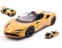 BBURAGO BU16016Y FERRARI SF90 STRADALE HYBRID SPIDER 2020 MET.GOLD 1:18 Modellino