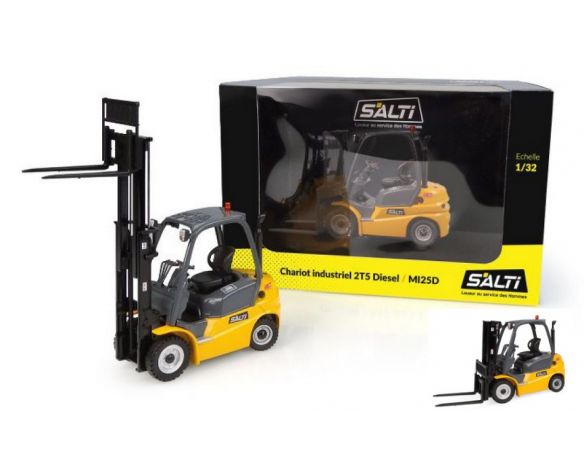 UNIVERSAL HOBBIES UH6437 CARRELLO ELEVATORE MANITOU MI25D SALTI 1:32 Modellino
