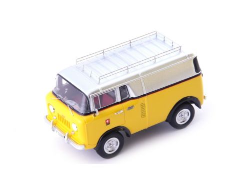 AUTOCULT ATC08019 WILLYS FC-150 PTT 1956 YELLOW/SILVER 1:43 Modellino