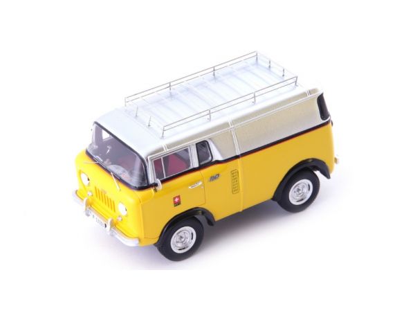 AUTOCULT ATC08019 WILLYS FC-150 PTT 1956 YELLOW/SILVER 1:43 Modellino