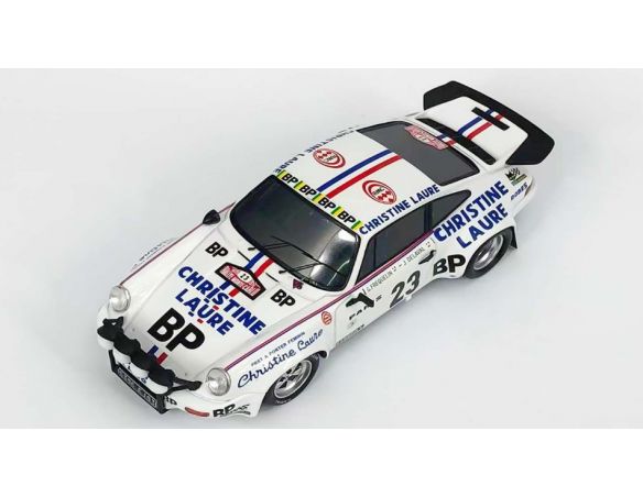 SPARK MODEL S6633 PORSCHE 911 CARRERA RS 3.0 N.23 7th MONTE CARLO 1976 FREQUELIN-DELAVAL Modellino