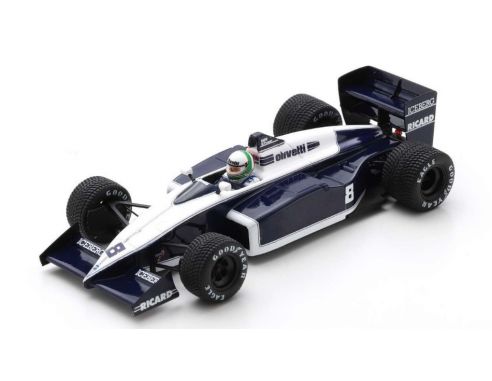 SPARK MODEL S7107 BRABHAM BT56 ANDREA DE CESARIS 1987 N.8 3rd BELGIAN GP 1:43 Modellino