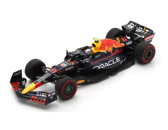 SPARK MODEL S8525 RED BULL RB18 SERGIO PEREZ 2022 N.11 1st POLE POS. SAUDI ARABIAN GP 1:43 Modellino