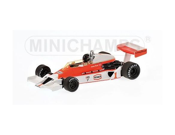MINICHAMPS 530774301 McLAREN FORD M26 n.1 JAMES HUNT GP BRAZIL 1977 Modellino