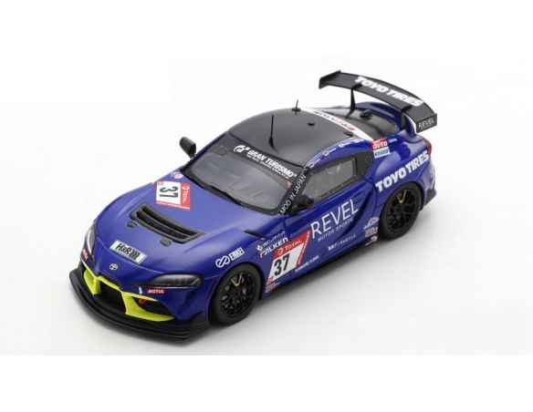 SPARK MODEL SG705 TOYOTA SUPRA N.37 24 H NURBURGRING 2020 GULDEN-TISCHNER-AZUMA-ASAHI 1:43 Modellino
