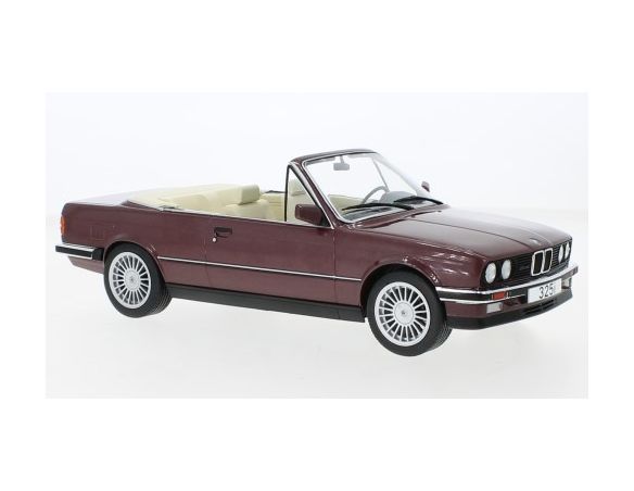 MODELCARGROUP MCG18380 BMW 325I (E30) CONVERTIBLE MET.DARK RED 1:18 Modellino