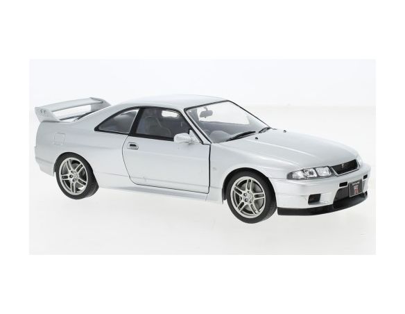 WHITEBOX WB124110-O NISSAN SKYLINE GT-R (R33) RHD SILVER 1:24 Modellino