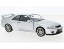 WHITEBOX WB124110-O NISSAN SKYLINE GT-R (R33) RHD SILVER 1:24 Modellino