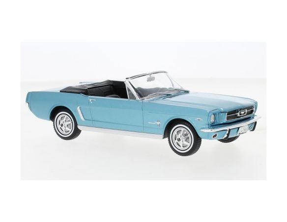 WHITEBOX WB124119 FORD MUSTANG CONVERTIBLE MET.TURQUOISE 1:24 Modellino