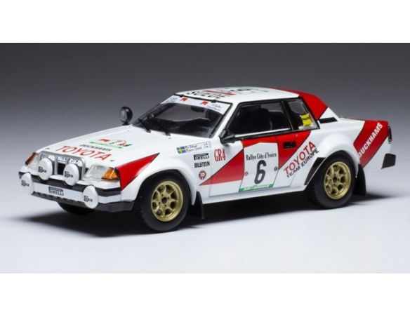 IXO MODEL RAC400A TOYOTA CELICA 2000 GT N.6 RALLY COTE D'IVORIE 1982 EKLUND/SPJUTH 1:43 Modellino