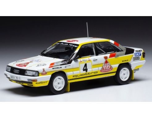 IXO MODEL RAC401A AUDI 200 QUATTRO N.4 RALLY ACROPOLIS 1987MIKKOLA/HERTZ 1:43 Modellino