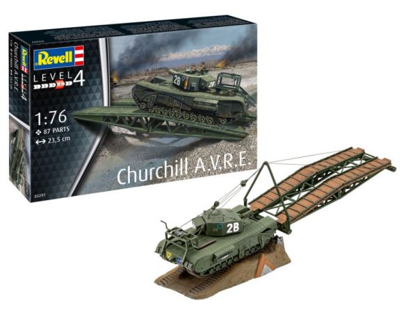 REVELL RV03297 CHURCHILL A.V.R.E. KIT 1:76 Modellino