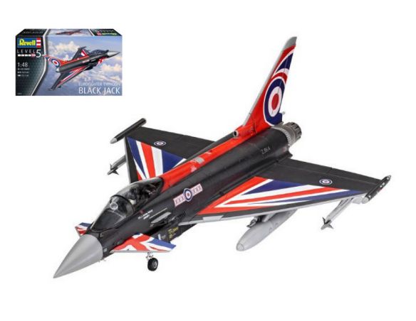 REVELL RV03820 EUROFIGHTER TYPHOON BLACK JACK KIT 1:48 Modellino