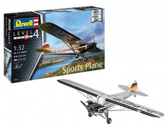 REVELL RV03835 SPORTS PLANE KIT 1:32 Modellino