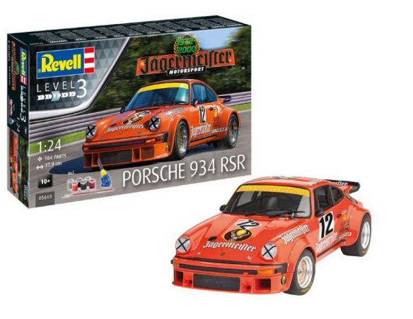 REVELL RV05669 PORSCHE 924 RSR JAGERMEISTER KIT 1:24 Modellino