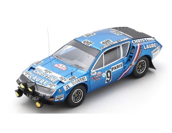SPARK MODEL S5496 ALPINE A310 N.9 MONTE CARLO 1976 J.L.THERIER-M.VIAL 1:43 Modellino