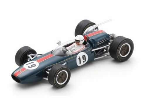 SPARK MODEL S7087 BRABHAM BT11 DAVE CHARLTON 1967 N.19 SOUT AFRICAN GP 1:43 Modellino