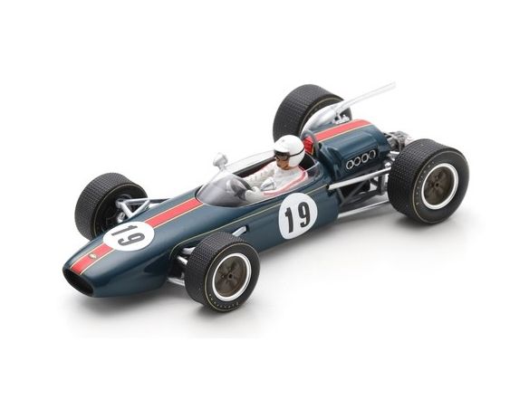 SPARK MODEL S7087 BRABHAM BT11 DAVE CHARLTON 1967 N.19 SOUT AFRICAN GP 1:43 Modellino