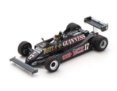 SPARK MODEL S7171 MARCH 811 DEREK DALY 1981 N.17 BRITISH GP 1:43 Modellino