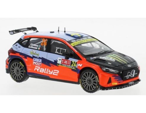 IXO MODEL RAM813LQ HYUNDAI i20 N RALLY 2 N.24 RALLY YPRES 2021SOLBERG/JOHNSTON 1:43 Modellino