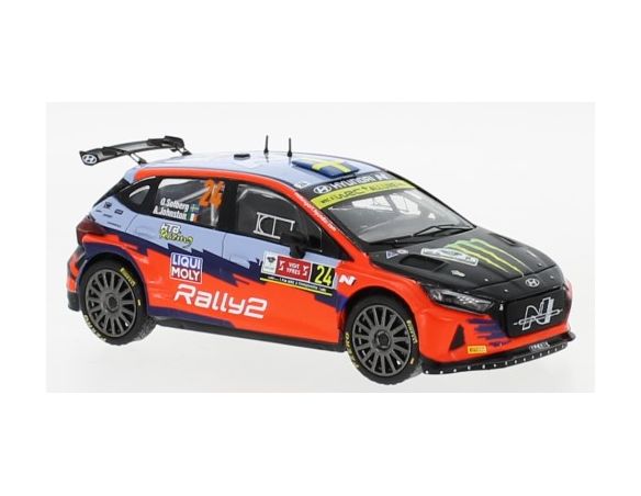 IXO MODEL RAM813LQ HYUNDAI i20 N RALLY 2 N.24 RALLY YPRES 2021SOLBERG/JOHNSTON 1:43 Modellino