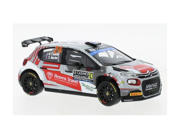 IXO MODEL RAM844 CITROEN C3 RALLY2 N.24 RALLY MONTE CARLO 2022 CAMILLI/ROCHE 1:43 Modellino