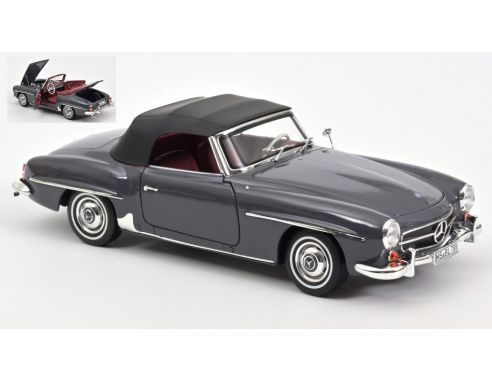 NOREV NV183402 MERCEDES 190 SL 1957 GREY 1:18 Modellino
