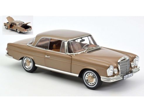 NOREV NV183759 MERCEDES 250 SE COUPE' 1969 GOLD METALLIC 1:18 Modellino